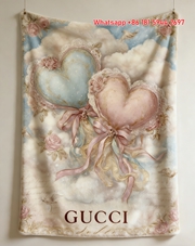 Gucci Lace Heart Cloud Throw blankets Gucci Romantic Heart Tapestry IMG_2821